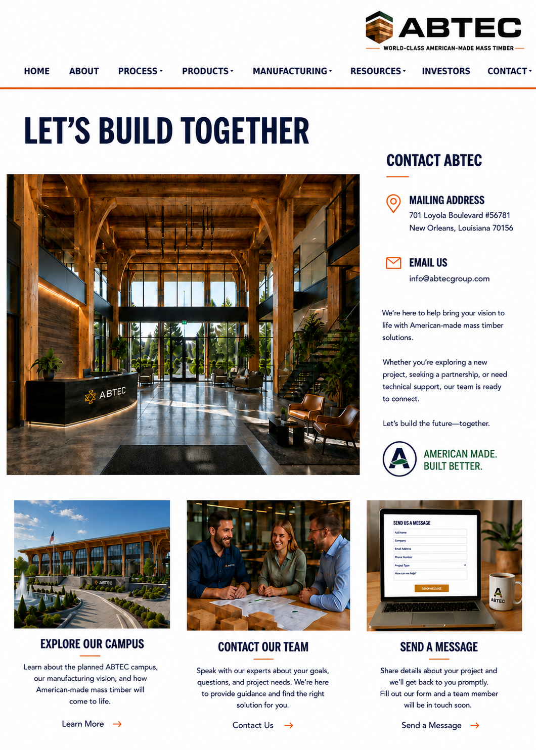 Contact ABTEC