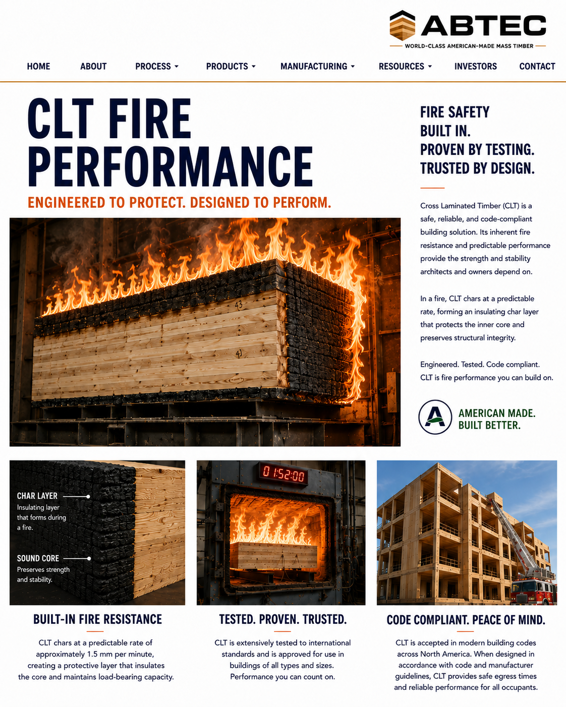 CLT Fire Performance